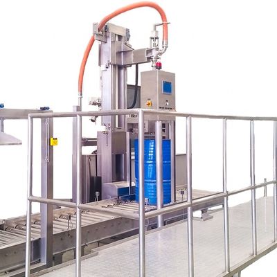 Semi-Auto Pallet Filling Machine 200L Drum 1000L IBC for Oil Chemical Industries Electric Engine Motor Gear PLC Bearing