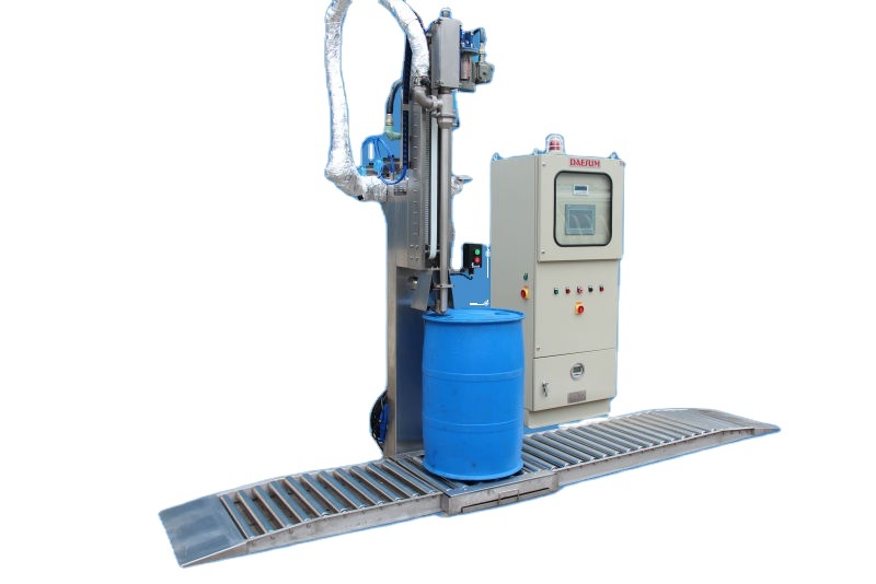 Semi-Automatic 200L Drum Filling Machine 35-40bph for Chemicals